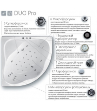 Гидромассажная система Duo Pro, хром, DP0001