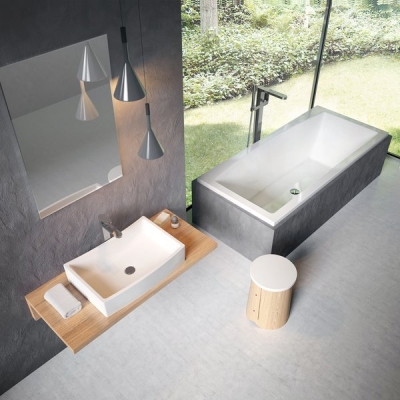 Мебельная раковина Ravak FORMY 02 600 D white, без перелива, XJM01260000