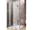 Стенка для душевой кабинки Ravak PIVOT PPS-90 Transparent, профиль полированный алюминий, стекло, 90