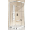 Квадратная душевая кабина Ravak BLIX BLRV2K-90 Белый TRANSPARENT, 1XV70100Z1