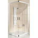 Квадратная душевая кабина Ravak BLIX BLRV2K-110 полированный алюминий TRANSPARENT, 1XVD0C00Z1