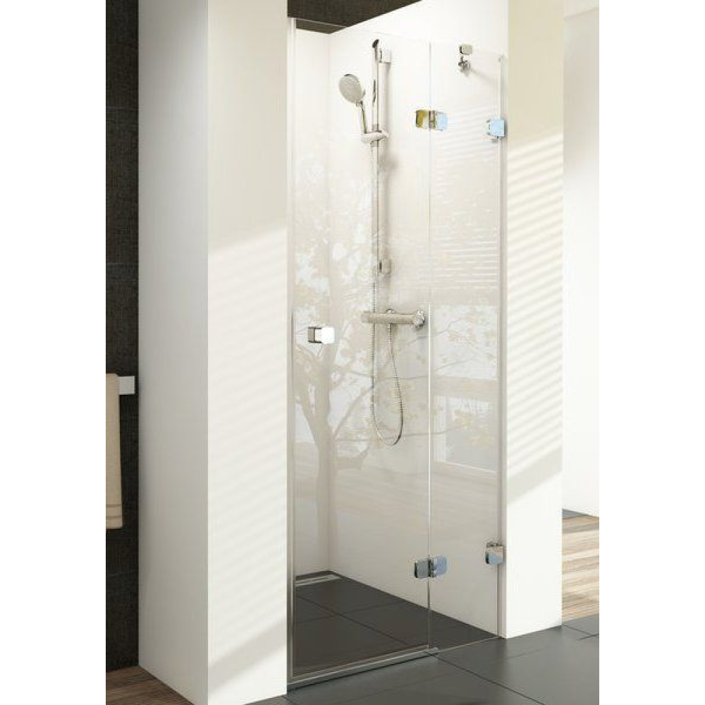 Душевые двери Ravak BRILLIANT BSD 2 - 100 A-L Transparent, хром, безопасное стекло, 0ULAAA00Z1