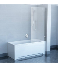 Шторка для ванни Ravak BVS1-80 TRANSPARENT хром, 7U840A00Z1