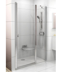 Душевая дверь Ravak CHROME CSD 2 - 100 Transparent, полированный алюминий, безопасное стекло, 0QVACC00Z1