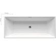 Ванна акрилова Ravak FREEDOM R 170x75 см XC00100021