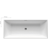 Ванна акрилова Ravak FREEDOM R 170x75 см XC00100021