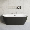 Ванна акрилова Ravak FREEDOM W 166х80 см чорна XC00100027