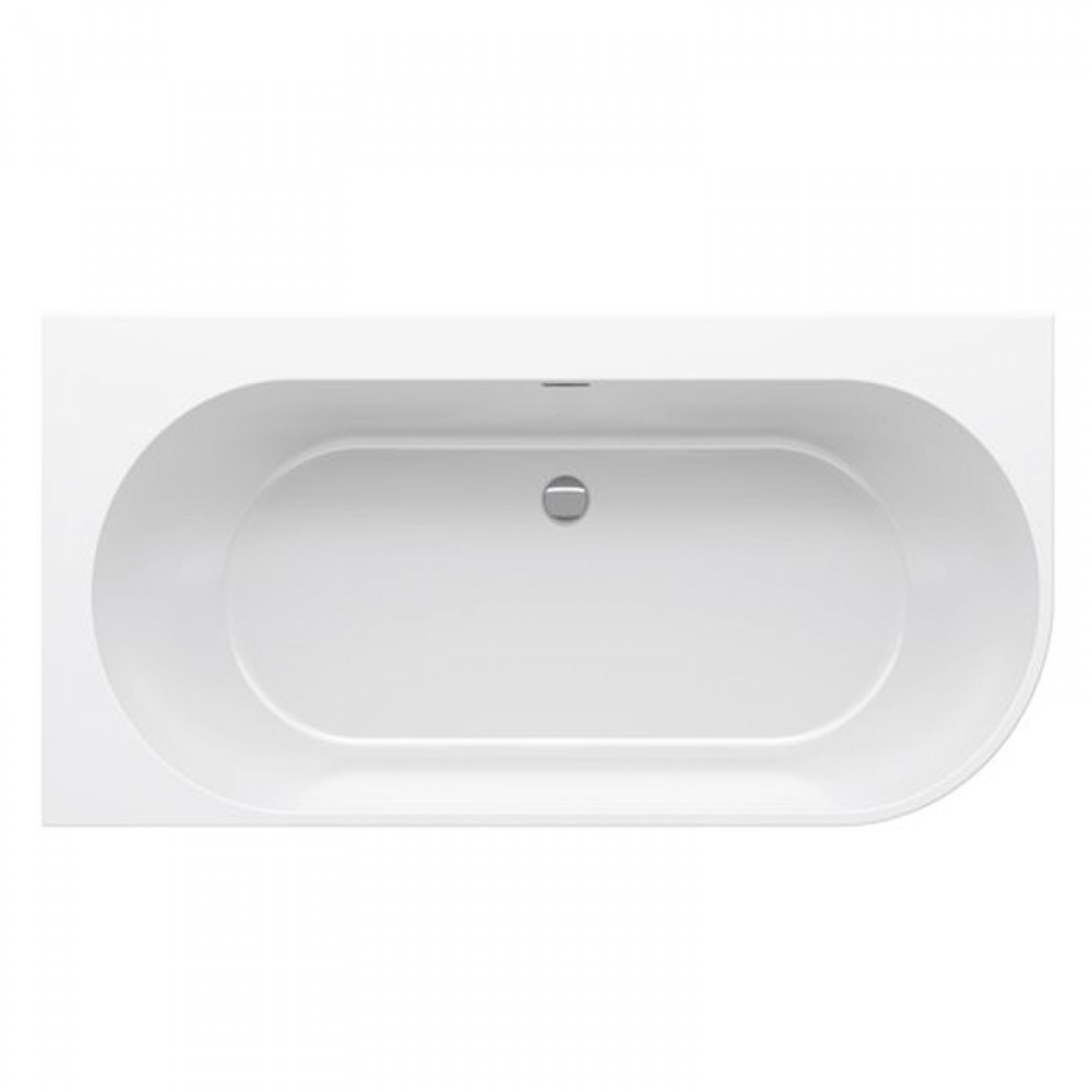 Ванна акриловая Ravak Freedom Corner L 170x80 см отдельностоящая (хром) XC00100041