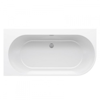 Ванна акриловая Ravak Freedom Corner L 170x80 см отдельностоящая (хром) XC00100041