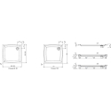 Панель для поддона Ravak GALAXY PERSEUS 80 Set L, A824401010