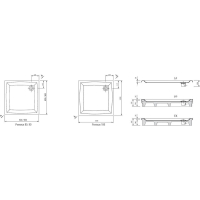 Панель для поддона Ravak GALAXY PERSEUS 80 Set L, A824401010