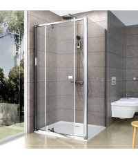 Стенка для душевой кабинки Ravak PIVOT PPS-90 Transparent, белый профиль, стекло, 90G70100Z1