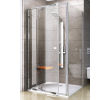 Стенка для душевой кабинки Ravak PIVOT PPS-100 Transparent, профиль сатин, стекло, 90GA0U00Z1