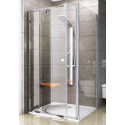 Стенка для душевой кабинки Ravak PIVOT PPS-100 Transparent, профиль сатин, стекло, 90GA0U00Z1