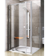 Стенка для душевой кабинки Ravak PIVOT PPS-90 Transparent, профиль сатин, стекло, 90G70U00Z1