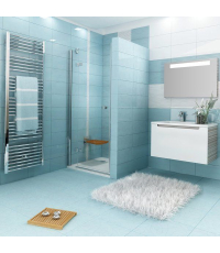 Душевые двери Ravak SMARTLINE SMSD 2 - 120 B-L Transparent, безопасное стекло, хром, 0SLGBA00Z1