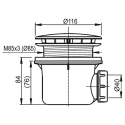 Сифон для піддону Ravak STANDART 90, X01314