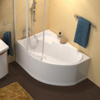Шторка для ванны Ravak VSK2 ROSA - 160 L Rain, 76L9010041