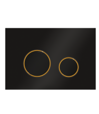 Клавиша смыва Ravak CIRCLE чёрный-золото GPX2240109