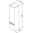  Пенал Ravak Clear SB 400 R bila/bila, X000000763