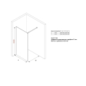 Душевая стенка Ravak DOMOSPA Walk In - 120 v.200 Полир. алюм. Transparent RKUC500016