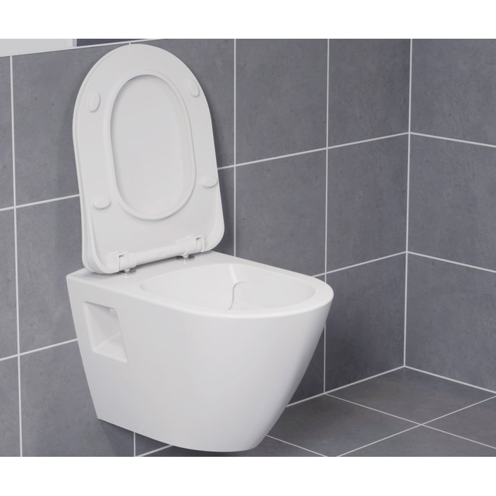 Сиденье для унитаза Ravak WC Endo RimOff, дюропласт, микролифт, с креплением , X01722