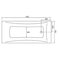 Ванна прямоугольная акриловая RAVAK FANCY 170х75 см RKUF600019