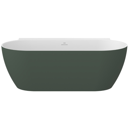 Ванна акриловая Ravak FFREEDOM Wall II TEC снежно-белая/серо-зеленая 170х87 см CC71200000