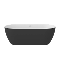 Ванна акриловая Ravak FFREEDOM Wall II TEC снежно-белая/Черная 170х87 см CC71700000