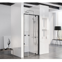  Душові двері Ravak PIVOT PDOP1-90, чорний + TRANSPARENT, 03G70300Z1