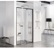 Душевые двери Ravak PIVOT PDOP2 - 100 черный + TRANSPARENT, 03GA0300Z1