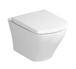 Сиденье для унитаза с крышкой WC Classic RimOff, белый, X01672