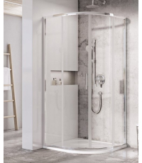 Душовий куточок Ravak BLIX Slim BLSCP4-80, полірів. алюміній + TRANSPARENT, X3BM40C00Z1
