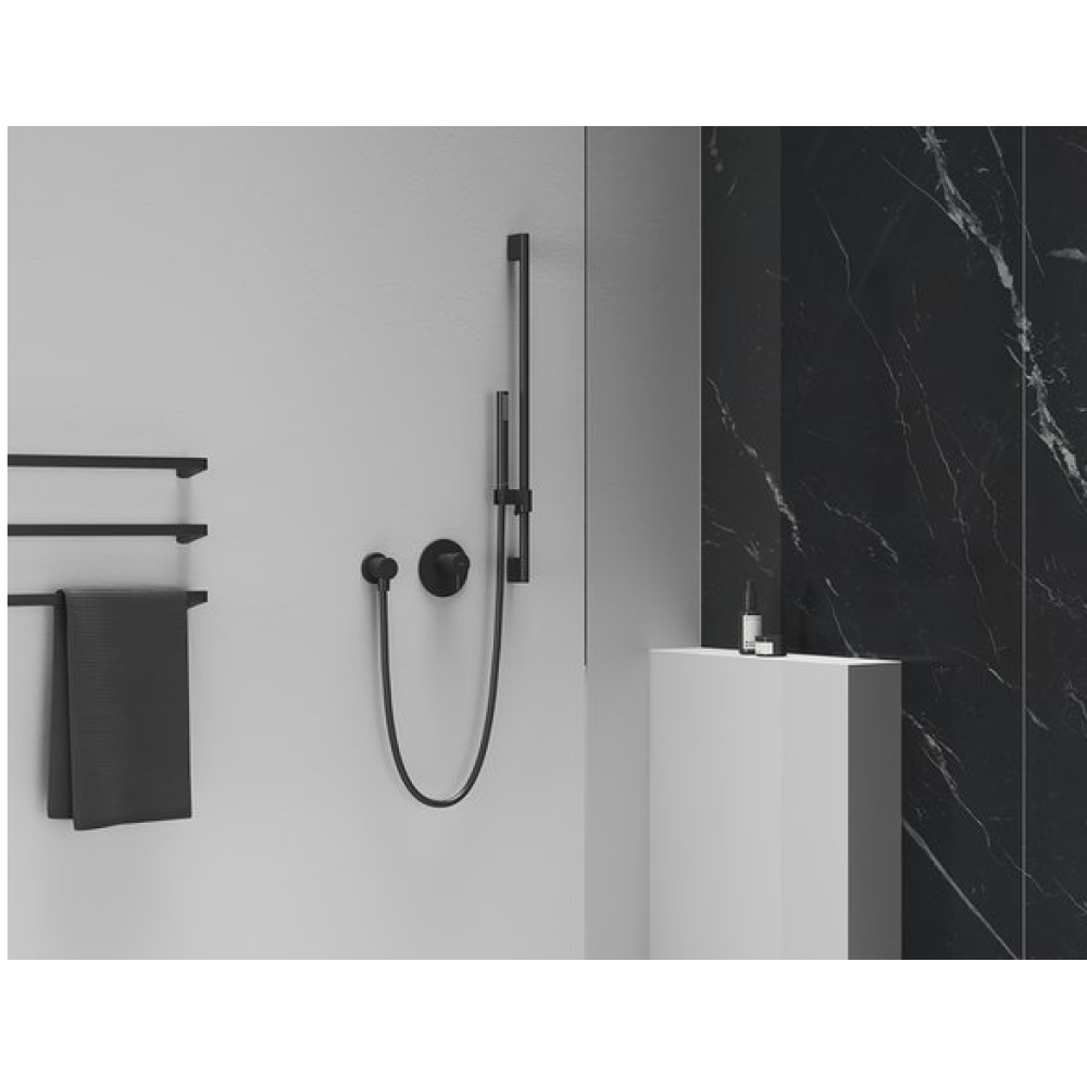 ᐉ Душевой шланг для душа пластиковий 150 см Ravak SatinFlex EasyTwist, Black Matt 913.22BLМ X07P671 