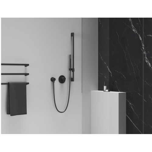Душевой шланг для душа пластиковий 150 см Ravak SatinFlex EasyTwist, Black Matt 913.22BLМ X07P671
