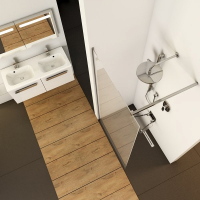 Душевая кабина Ravak  Walk-IN Wall-90, безопасное стекло, GW9W70C00Z1