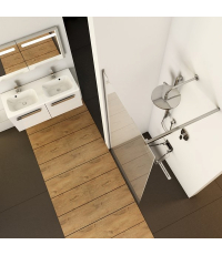 Душевая кабина Ravak  Walk-IN Wall-90, безопасное стекло, GW9W70C00Z1