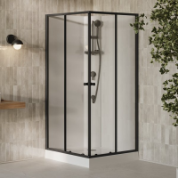 Душевой Бокс Квадратный Ravak X-Point Slim BOXSRV2 90x90 Transparent, алюминий, безопасное стекло, X82277311Z1F