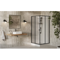 Душевой Бокс Квадратный Ravak X-Point Slim BOXSRV2 90x90 Transparent, алюминий, безопасное стекло, X82277311Z1F