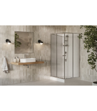 Душевой Бокс Квадратный Ravak X-Point Slim BOXSRV2 90x90 Transparent, алюминий, безопасное стекло, X8F277C11Z1F