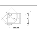 Поддон Ravak Verona 90 ST R-500 XAU0000035