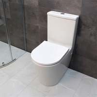 Унитаз компакт Rosa Alomouc с сидением дюропласт soft-close, 1219A