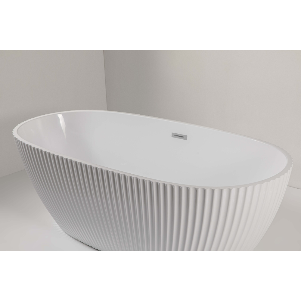 Акрилова Окремостояча ванна Rosa 170x80x58 MS-18