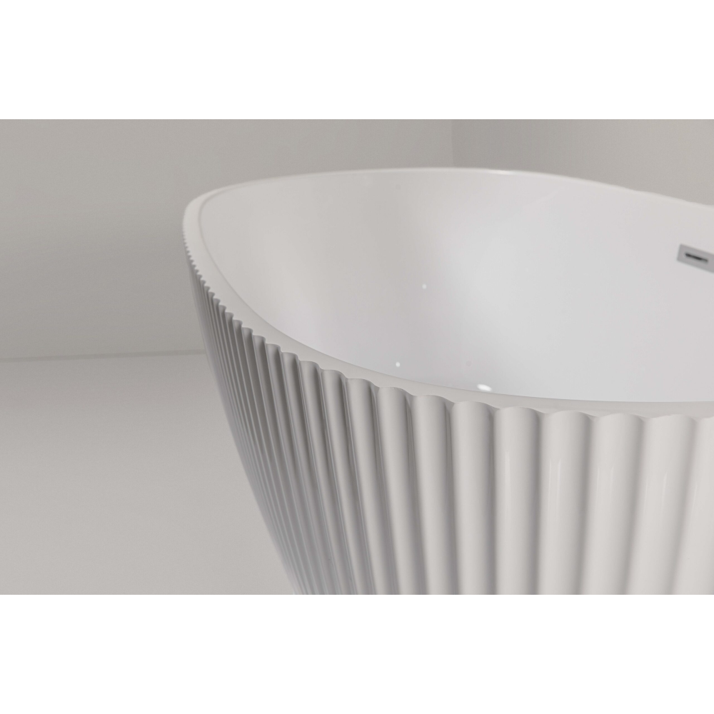 Акрилова Окремостояча ванна Rosa 170x80x58 MS-18