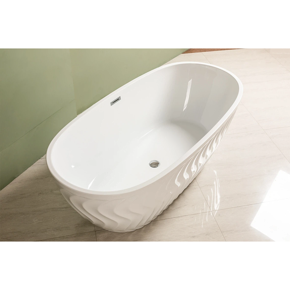 Акриловая Отдельностоящая ванна Rosa 170x80x58 MS-20