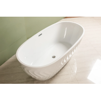 Акриловая Отдельностоящая ванна Rosa 170x80x58 MS-20