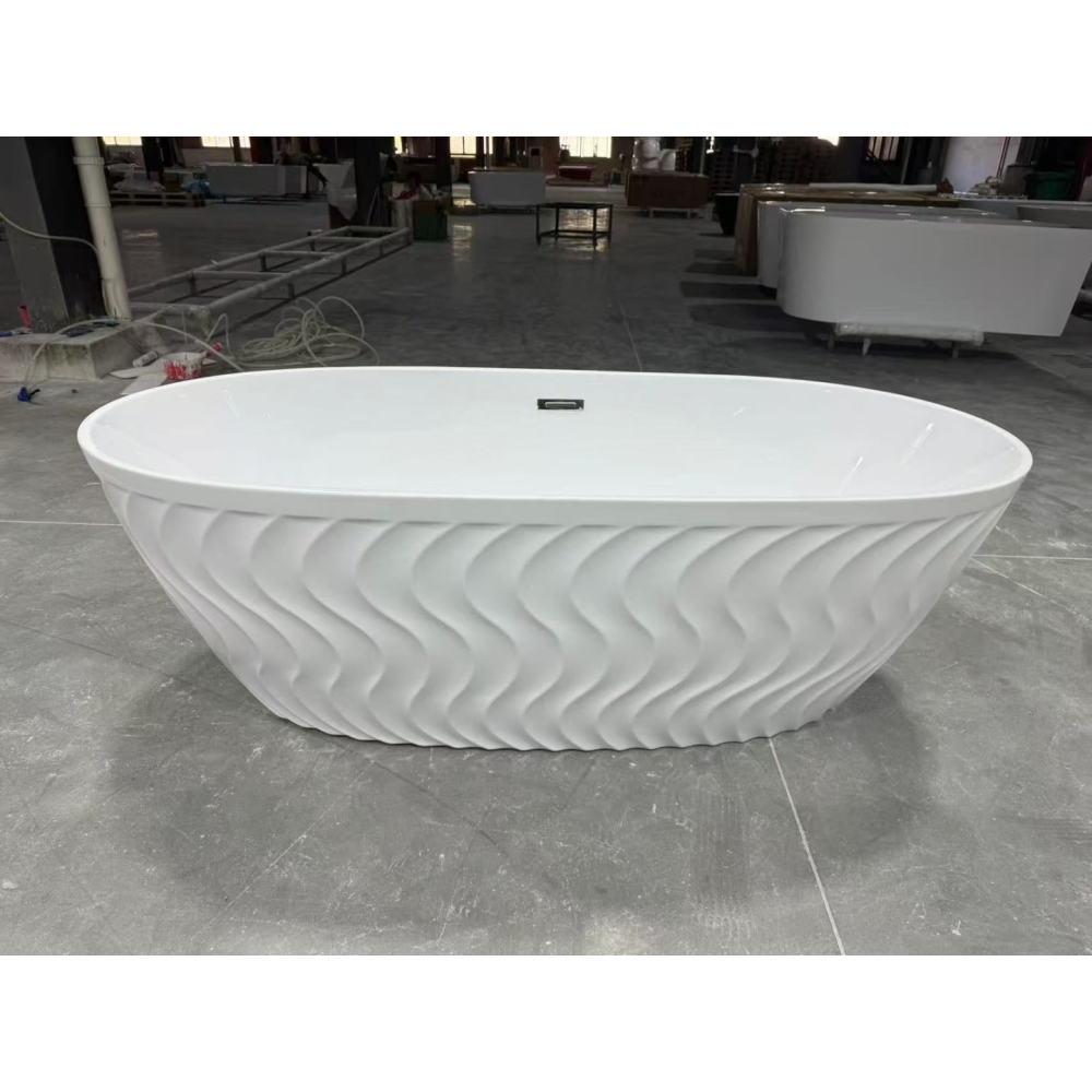 Акриловая Отдельностоящая ванна Rosa 170x80x58 MS-20
