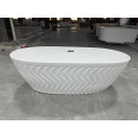 Акриловая Отдельностоящая ванна Rosa 170x80x58 MS-20