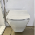 Подвесной унитаз Ravak WC Classic RimOff + Сиденье Сиденье для унитаза с крышкой WC Classic Slim RimOff, X01671+X01673