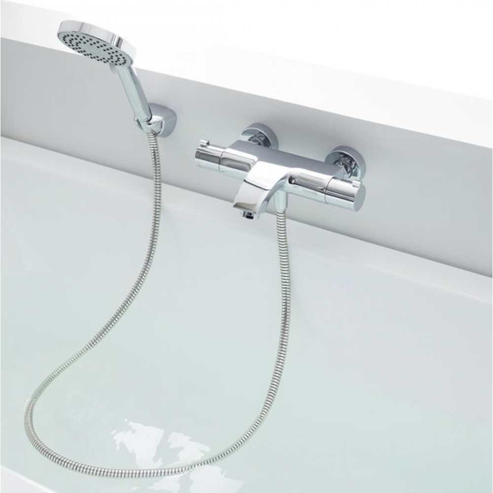 Термостатический настенный смеситель для ванны без лейки Ravak TERMO 150, X070046